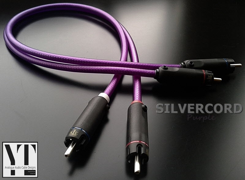 Silvercord Purple - pure silver interconnect cables