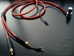 Coppercord Plus tonearm cable by Yannis Tome