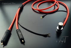 Coppercord Plus tonearm cable by Yannis Tome