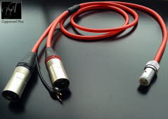 Coppercord Plus tonearm cable by Yannis Tome