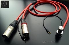 Coppercord Plus tonearm cable by Yannis Tome