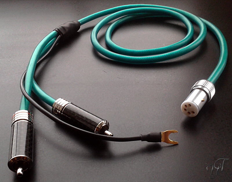 Coppercord 425 Tonearm cable by Yannis Tome