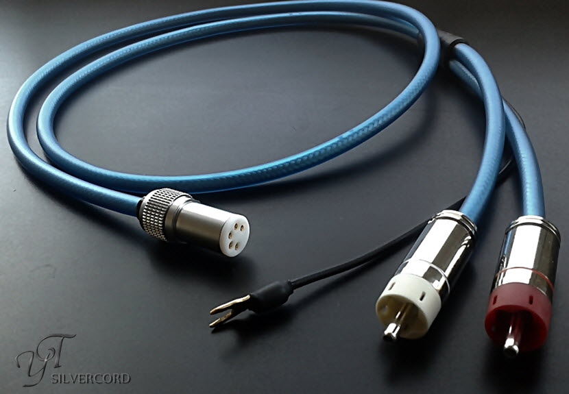 Silvercord - Pure Si;lver Tonearm cable by Yannis Tome