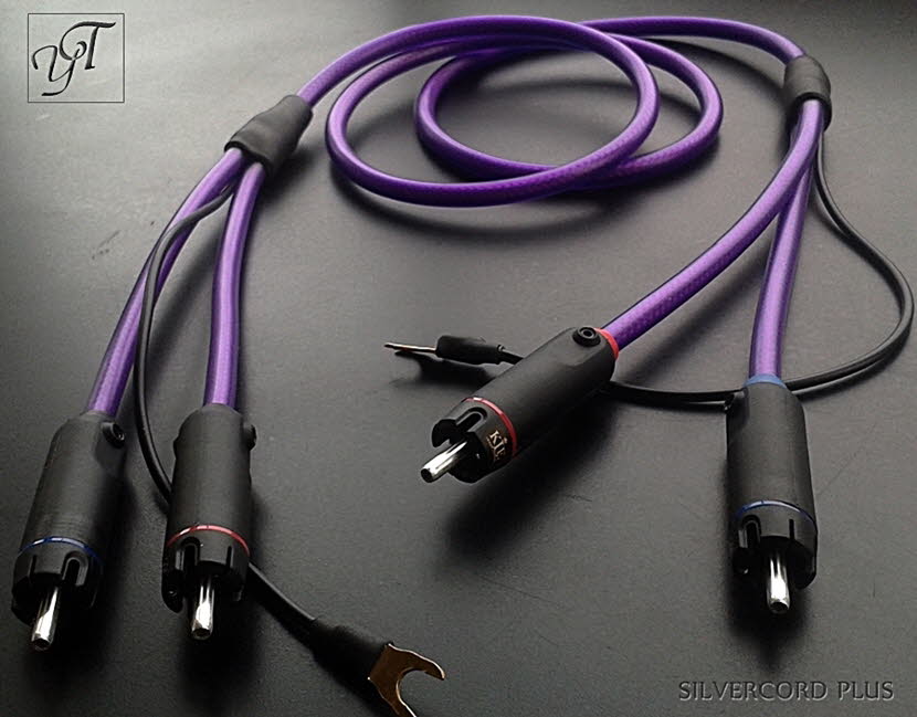 Handmade Tonearm cables by Yannis Tome - Silvercord Plus
