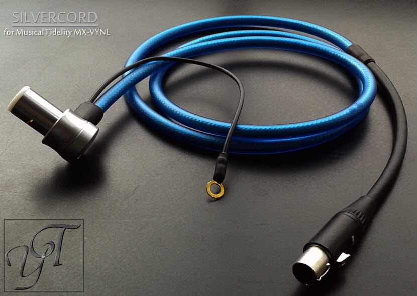 Silvercord - Pure Si;lver Tonearm cable for MX-VYNL by Yannis Tome
