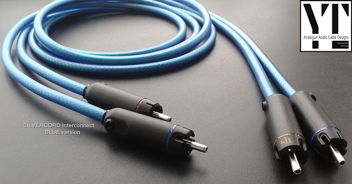 Silvercord Blue - Pure Silver, Starquad Interconnect cables by Yannis Tome