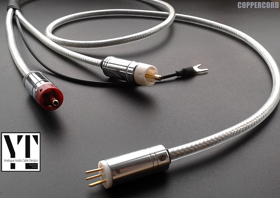Coppercord - handcrafted OCC Copper tonearm cable for Grace tonearms by Yannis Tomé