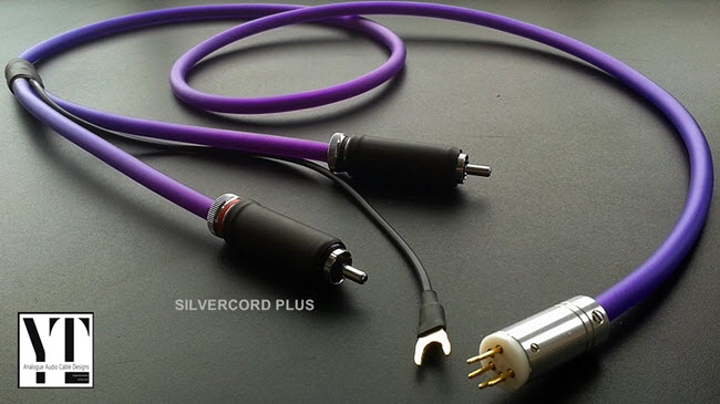 Silvercord Plus Tonearm cable for Grace tonearms