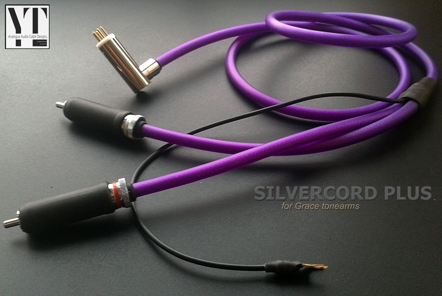 Silvercord Plus Tonearm cable for Grace tonearms