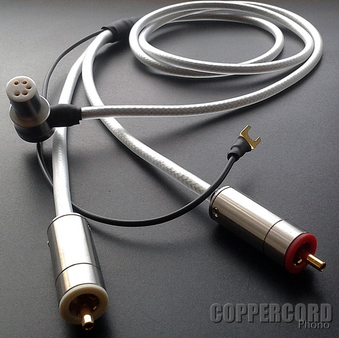 Coppercord - handcrafted OCC Copper tonearm cable by Yannis Tomé