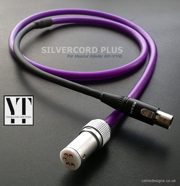 Silvercord Plus Tonearm cable for MX-VYNL