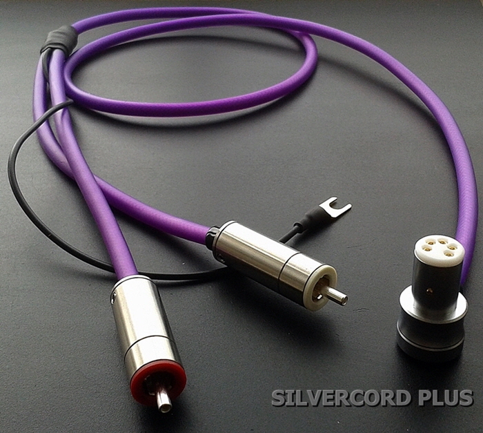 Silvercord Plus tonearm cable by Yannis Tom�