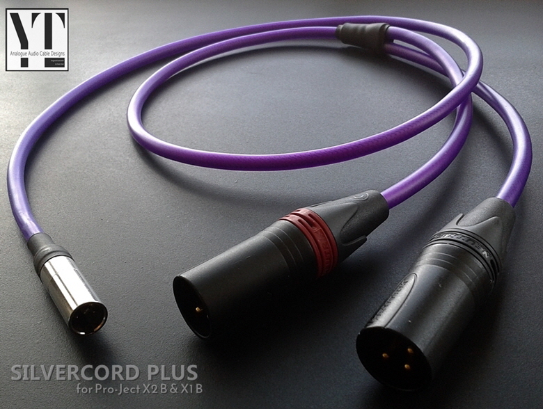 Silvercord Plus Tonearm cable for Pro-ject X2 B & X1 B