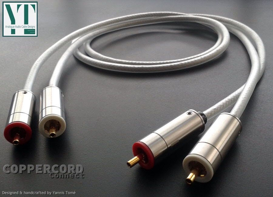 Coppercord Connect - Handcrafted OCC Copper interconnect cables by Yannis Tomé
