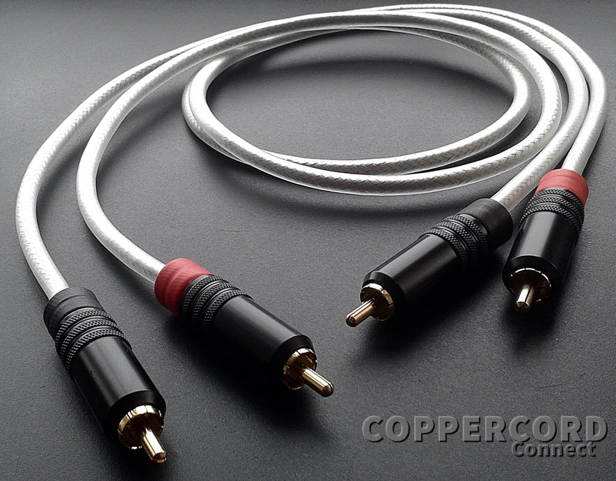 Coppercord Connect - Handcrafted OCC Copper interconnect cables by Yannis Tom