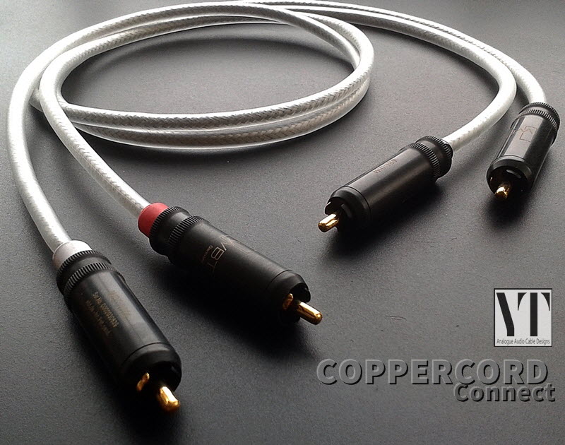 Coppercord Connect - Handcrafted OCC Copper interconnect cables by Yannis Tom