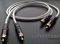 Coppercord Connect - Handcrafted OCC Copper interconnect cables by Yannis Tom�